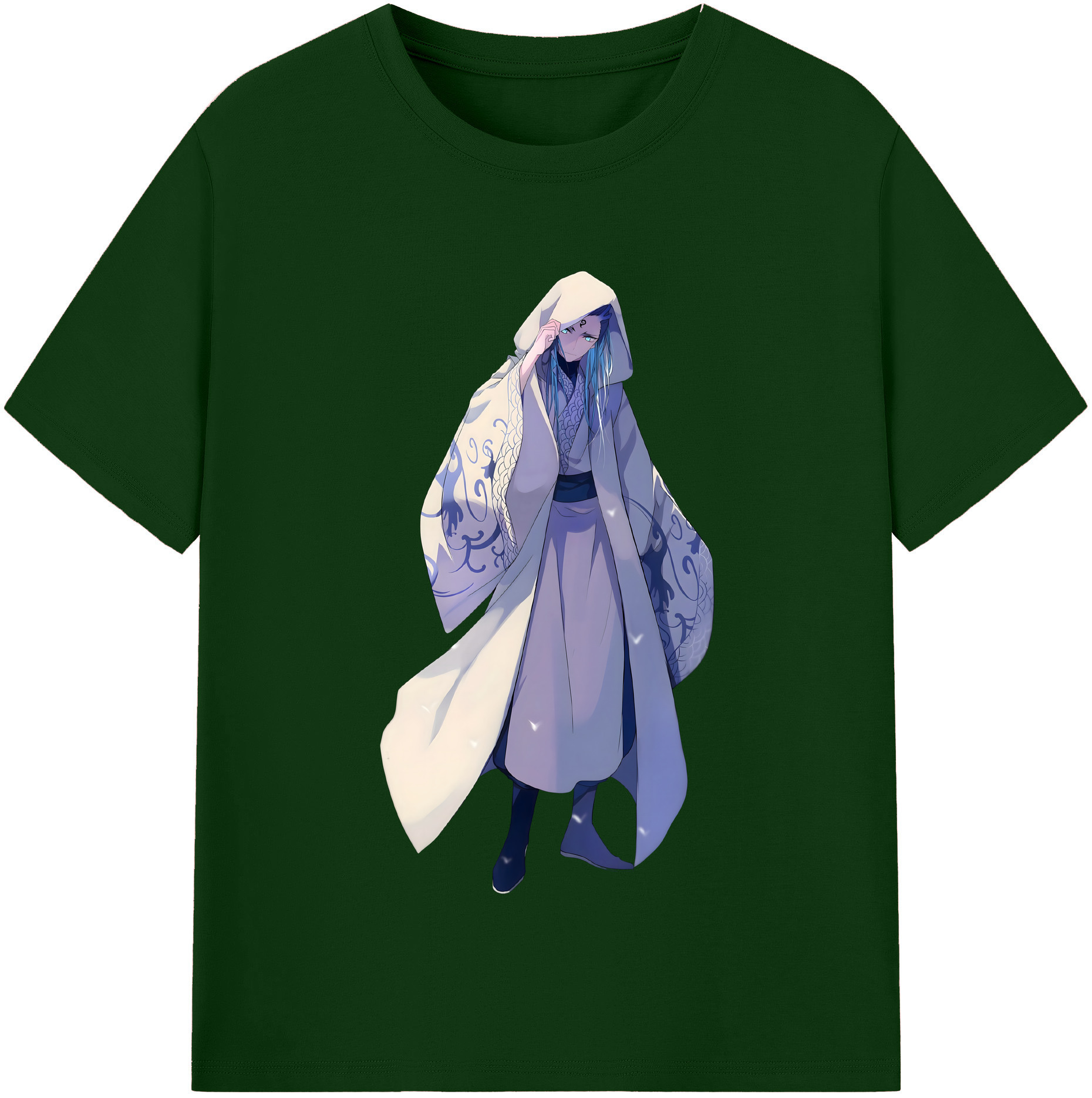（画像用） Ne Zha 2 ナタ 魔童の大暴れ 綿100％半袖Tシャツ（フロントプリント）